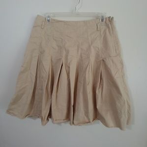 Sold on ebay - J. Crew khaki pleated skirt